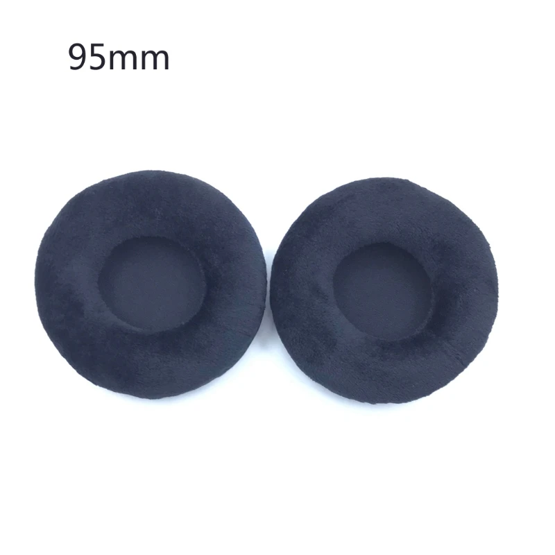 자격을 갖춘 수리 스폰지 소프트 벨벳 귀마개 60mm-110mm 헤드폰 헤드폰 커버 소음 커버 예비 부품 분리