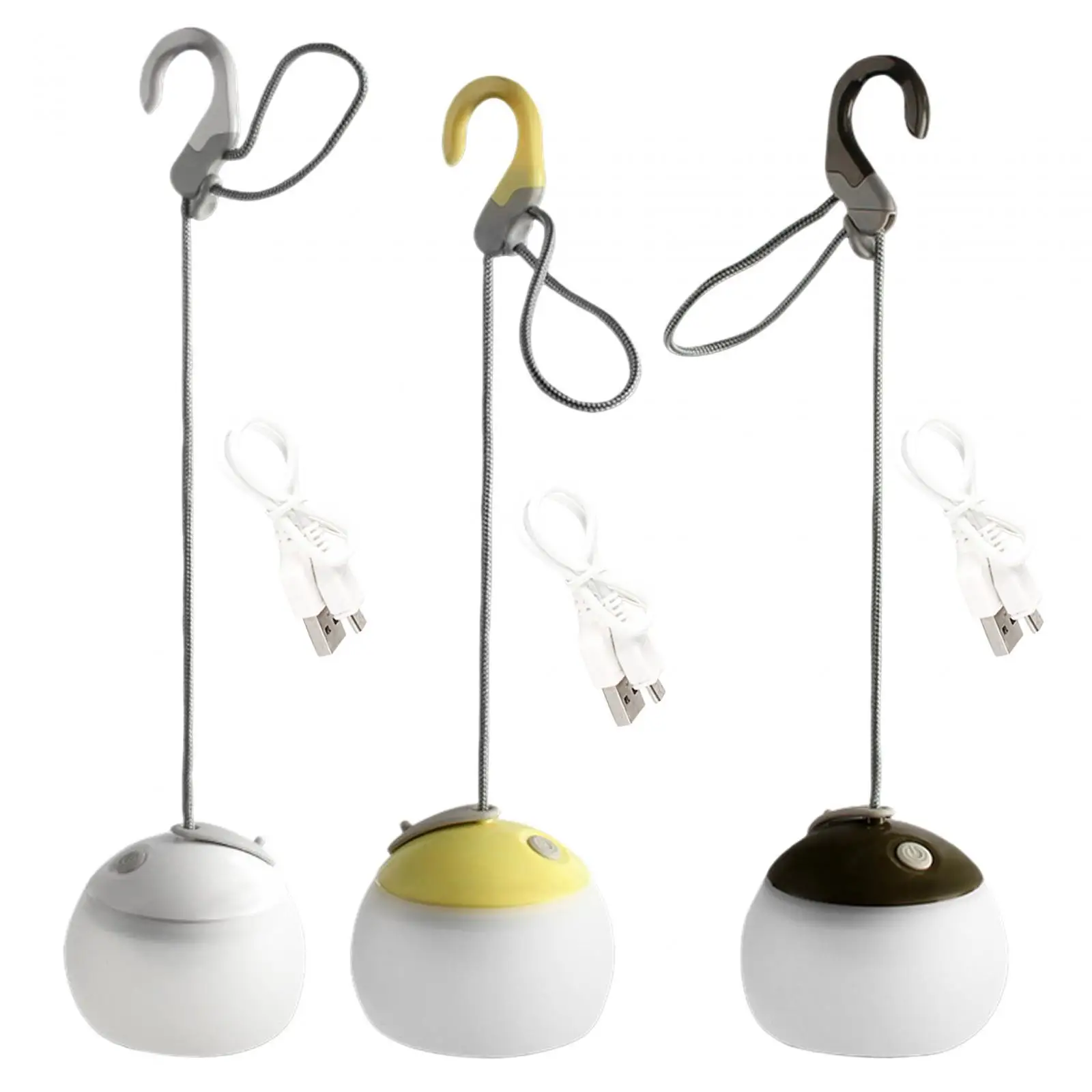 

LED Camping Tent Light Camping Lamp USB Silicone Camping Lantern Rechargeable