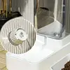 1pc/2pcs Automatic Dog Feeder/Water Dispenser, Plastic Gravity Dog Food And Water Dispenser Set 5