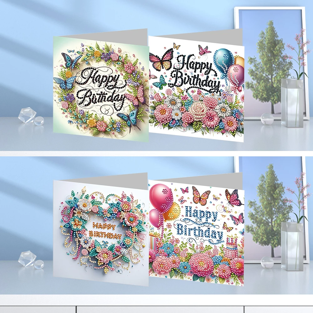 Diamond painting Diamond Painting Greeting Cards DIY Diamond Painting Greeting Thank You Card Handmade Arts Crafts for Birthday Thanksgiving Day