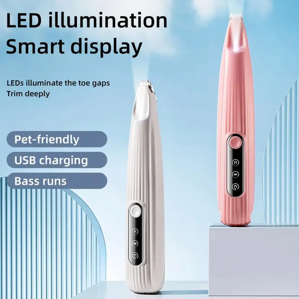 Pet Clipper Dog Hair Trimmer Pet Hair Trimmer Dog Clipper New Electric Dog Cat Hair Clippers Ear Eyes Paw Hair Cutter Trimmer USB Charging Pet Trimmer Pet Grooming Supplies
