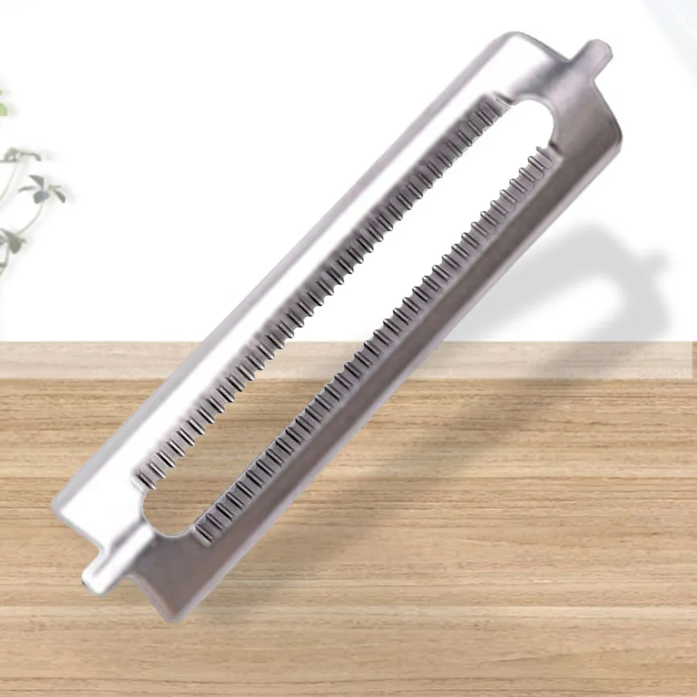 3x 512 Replacement Stainless Steel Single-Sided Flat Blade Multifunctional Potato Fruit Vegetable Peelers Cutter Peeling Blade