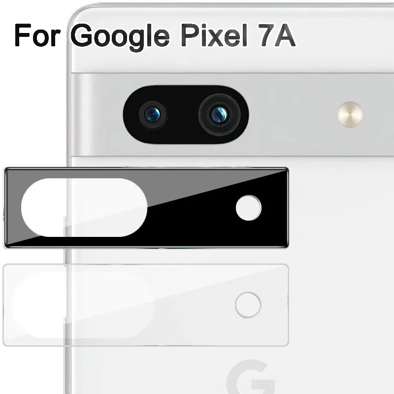 Google Pixel 7A 카메라용 강화 유리 전체 커버 필름 화면 보호기, 3D 곡선 스크래치 방지 보호 유리 필름