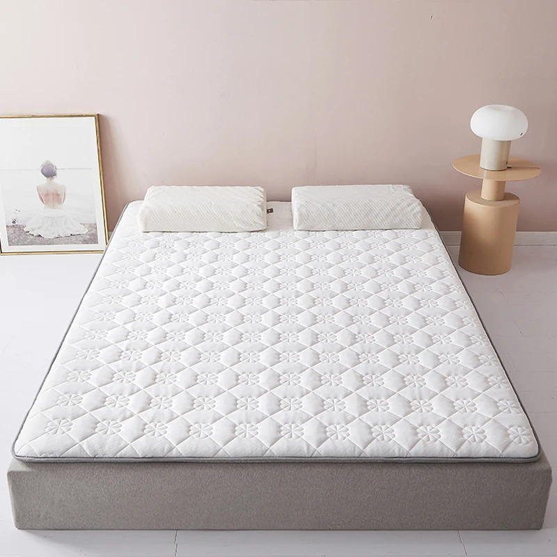 

High Quality Feather velvet Mattresses students dormitory Single Mattress Home Double Mattress Cotton Cover Tatami Floor Mat