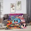 The Amazing World G-Gumball Blanket Skin friendly comfort warm soft plush blanket suitable sofa living room office bedroom 4