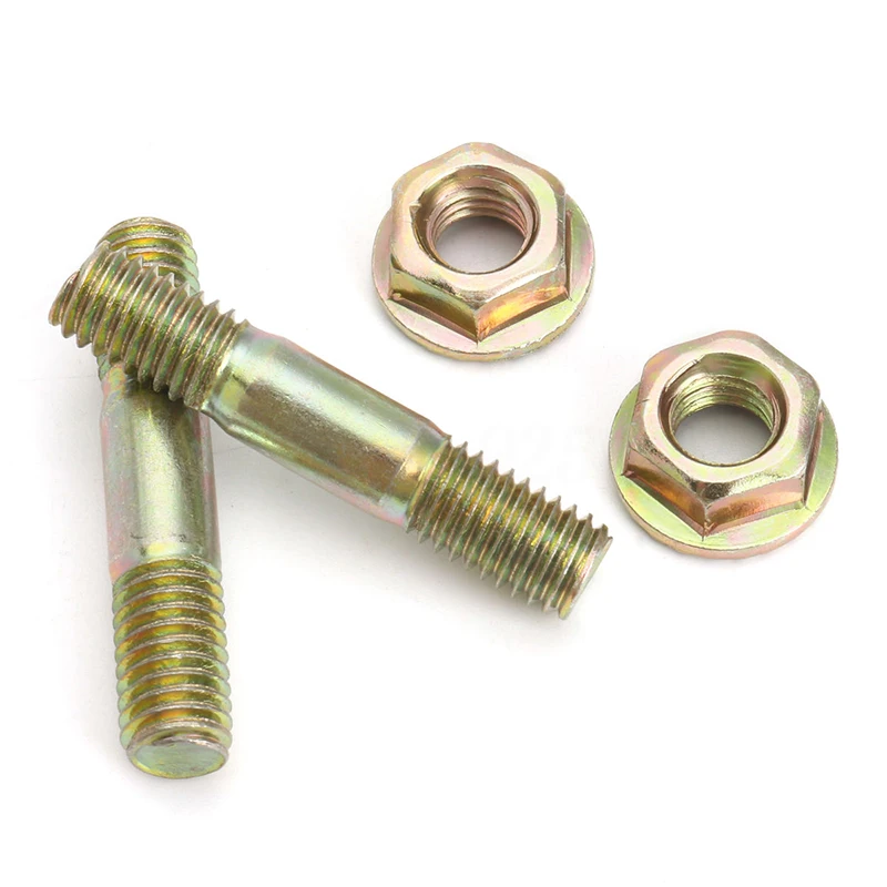4pcs Bar Nuts & Bar Studs/Bolts For Baumr-Ag SX62 62cc Chainsaw Chain Saw For Komatsu 4500 5200 5800 stainless steel screws screw bolt nut set