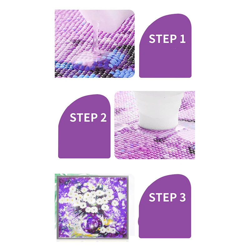 Diamond Painting Sealer Diamond Painting Sealer 60-240ml 5D Diamond Painting Glue Permanent Hold Shine Effect Sealer Puzzle