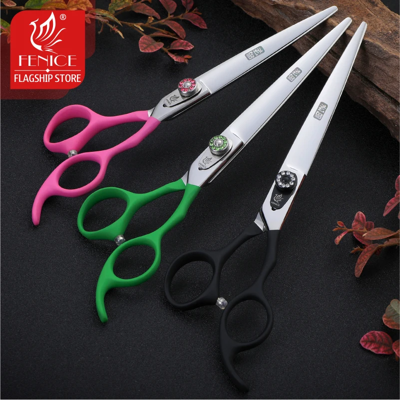 7.5 /8.0 /9.0 /9.5 /10 inch high quality colorful handle Professional Pet Grooming dog Scissors cutting straight shears