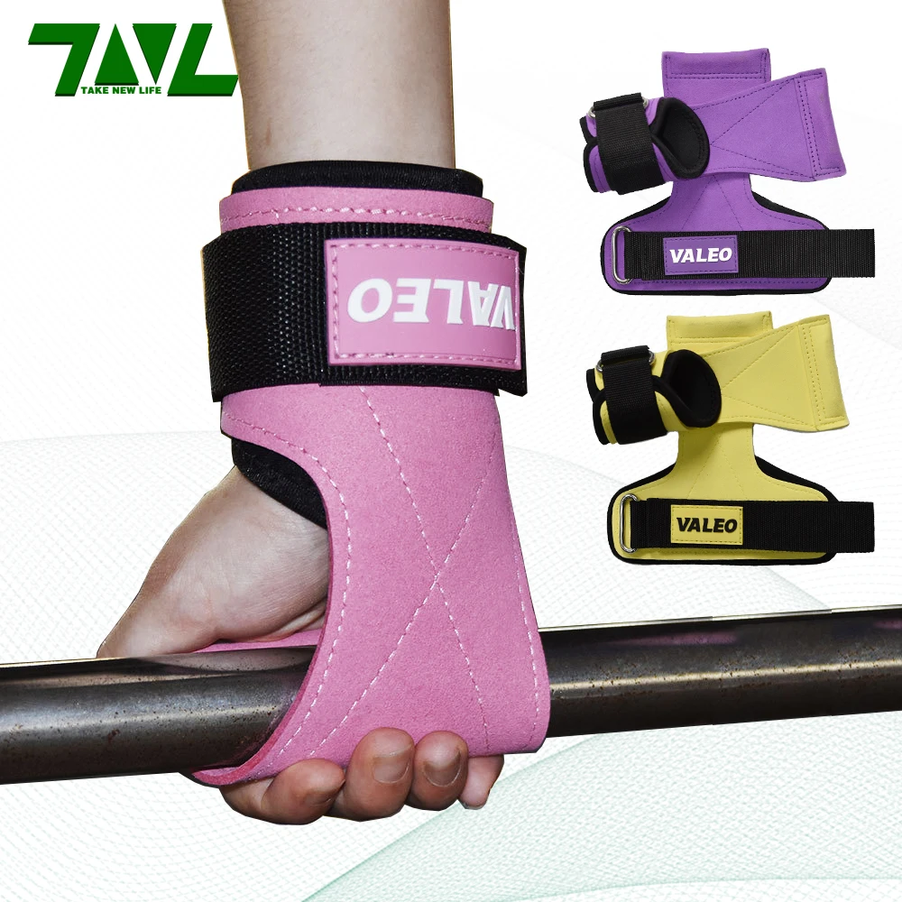 1Pair Gym Gloves Grips Anti-Skid Weight Power Belt Lifting Pads Deadlift Belt Workout Crossfit Fitness Gloves Palm Protection