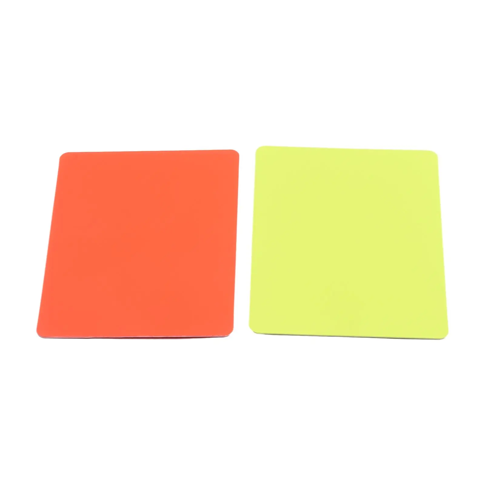 1Pair Soccer Football Referee Red And Yellow Card Referee Tool Durable Soccer Referee Set Red And Yellow Cards For Soccer Matche