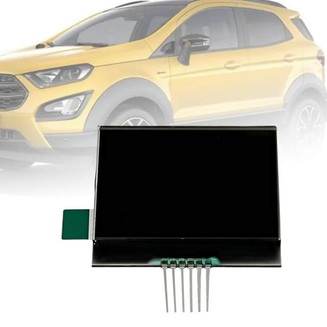 Instrument Cluster LCD Display Premium Easy Installation Accessories Replaces Dashboard Screen for Ford Ecosport 2013-2017