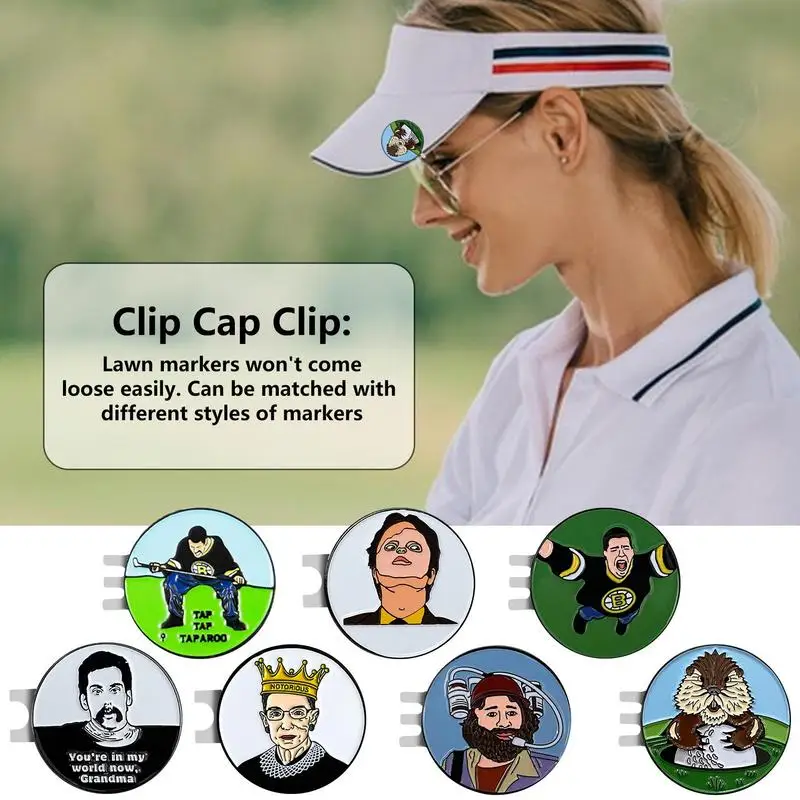 Spirit Level Scale Golf Hat Clip 