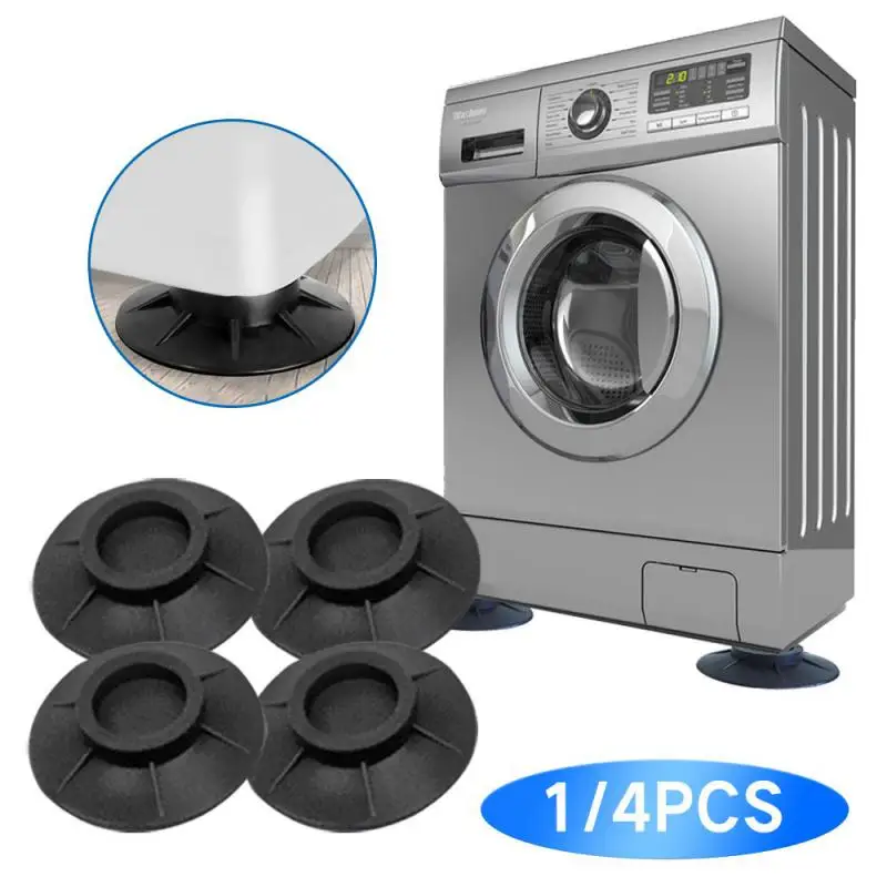 4PcsAntiVibrationMatWashingMachineRubberFeetPadsAntivibration