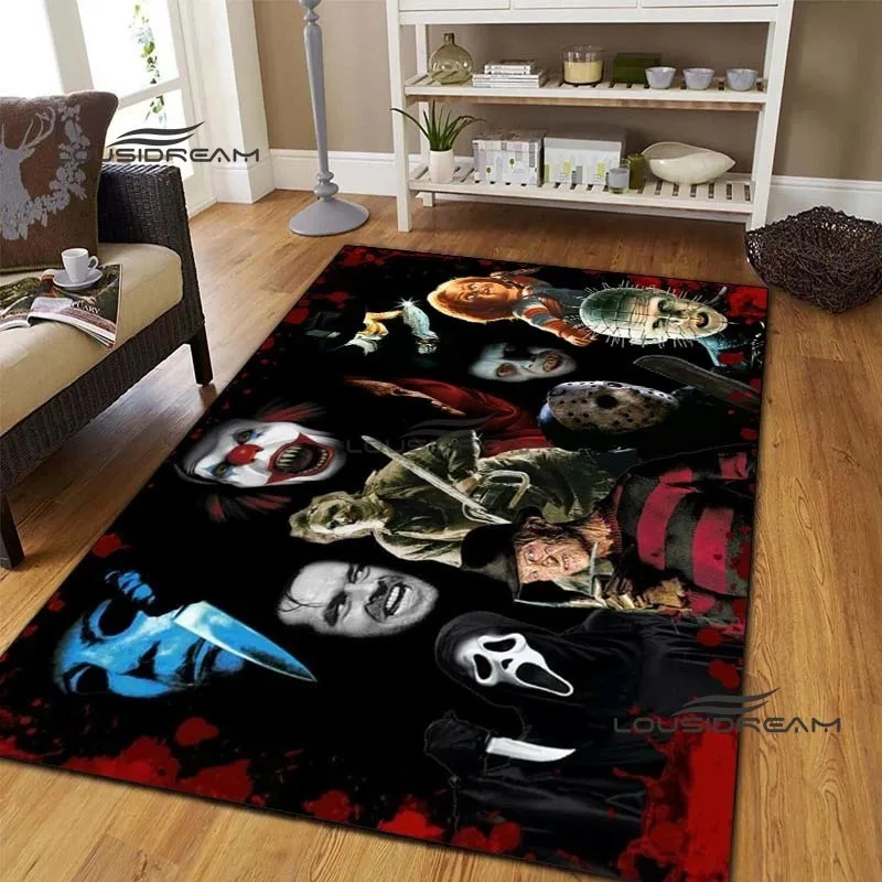 Halloween Carpets and Rug Horror movie Carpet Floor Mat Living Room Bedroom Decorate Large Area Soft Carpet Kids Room Rug 5