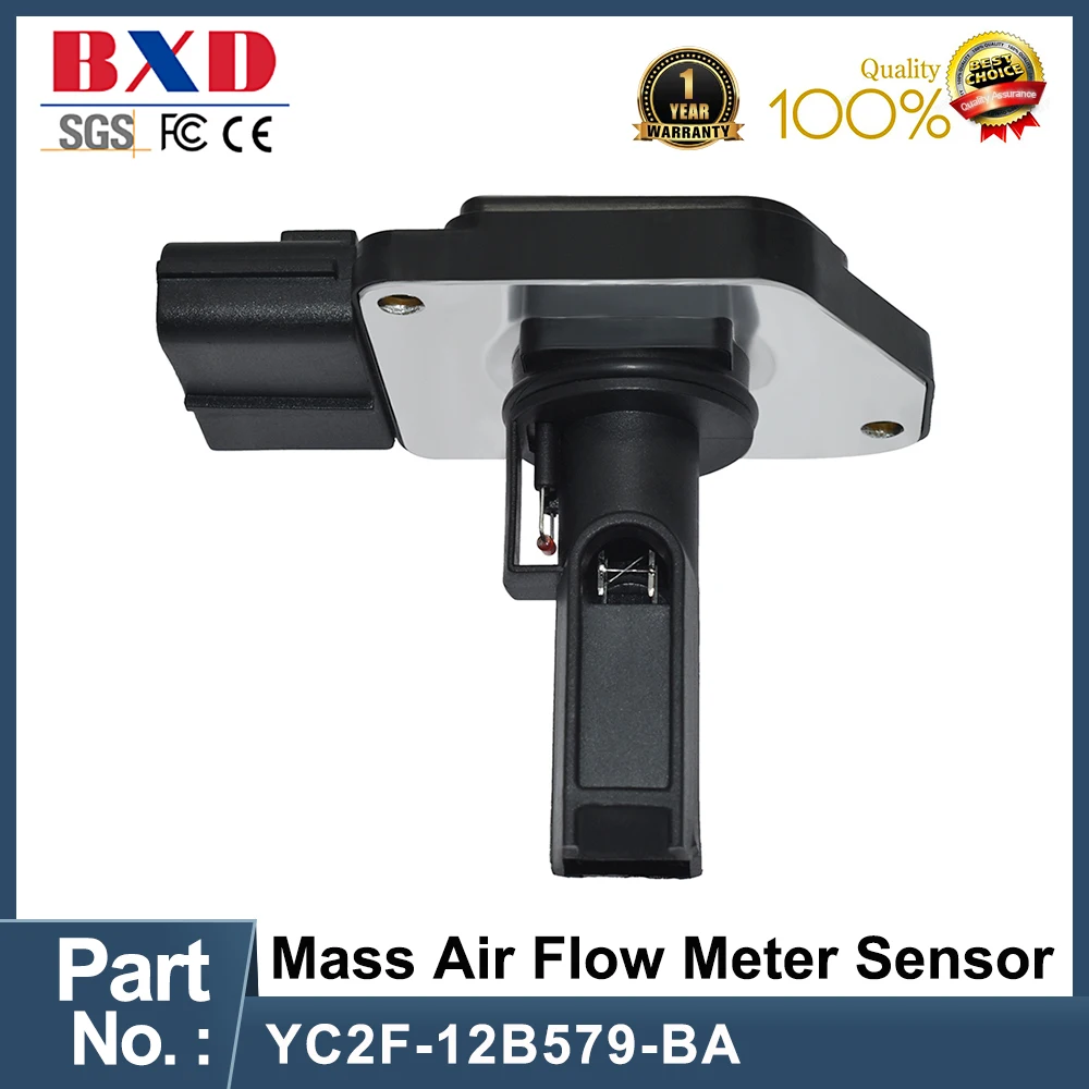 

YC2F-12B579-BA AFH80-06D Mass Air Flow MAF Sensor For Ford E150 E250 E350 E450 E550 Econoline Excursion Explorer 4.6L 5.4L 6.8L