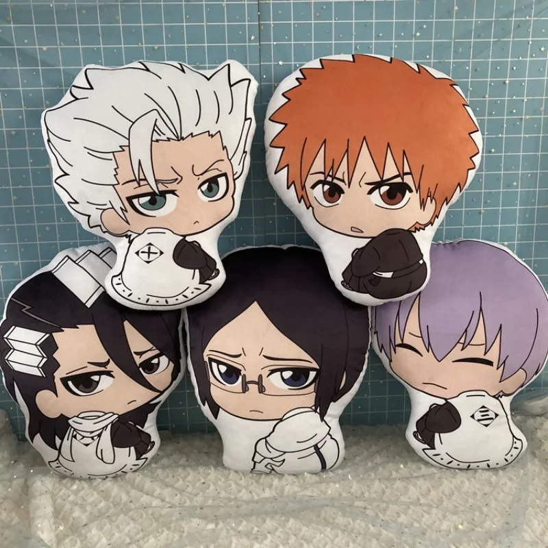 

10 см аниме BLEACH отбеливатель плюшевый брелок отбеливатель Kurosaki Ichigo Мягкая кукла мальчик брелок подвеска
