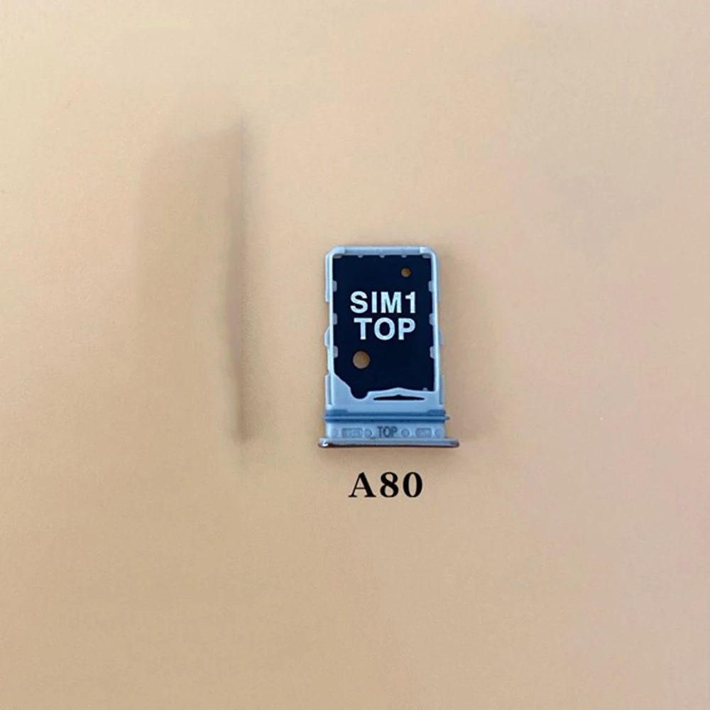 Per Samsung Galaxy A80 Sim Card Tray Slot Holder Adapter Socket Parti Di Riparazione