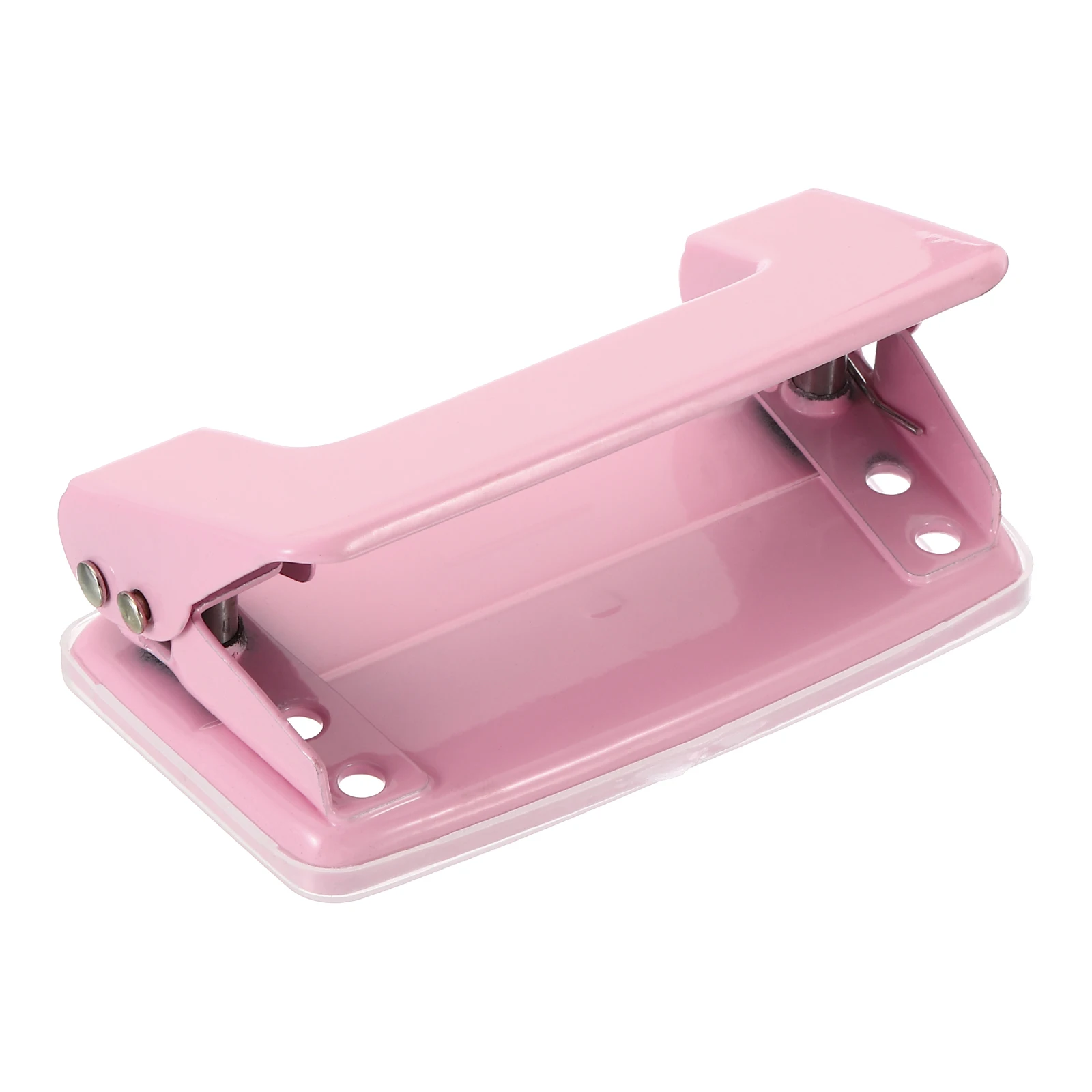1/4" 2-Hole Puncher Double Hole Punch Manual Puncher Portable Office Binding Supplies Journal Scrapbook Hole Punch Stationery