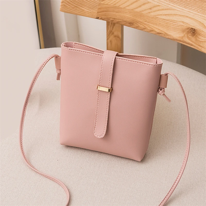 

Women Leather Shoulder Bag High Quality Soft Female Messenger Bag Simple All-Match Lady Mini Crossbody Bags