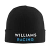 White Williams Racing Skullies Beanies Caps Winter Warm Knitting Hat Bonnet Outdoor Ski Cap 1