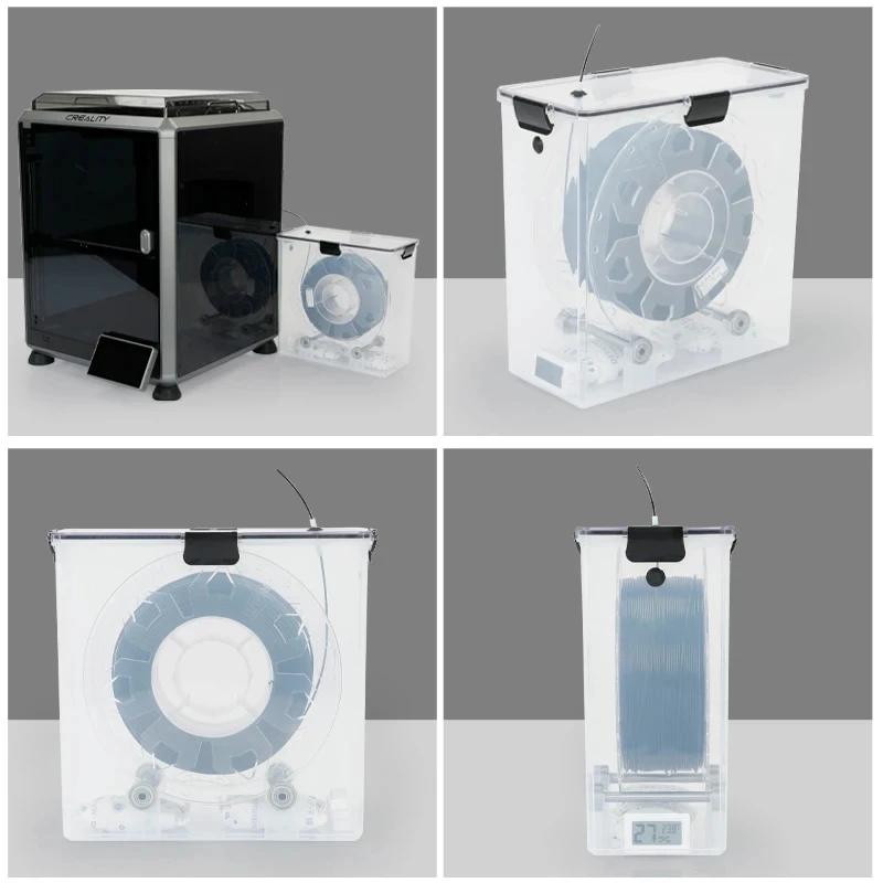 3D Printer Parts Filament Dryer Box Airtight And Moisture-Resistant Real-Time Monitoring for 3D Printer Tools Storage Box Holder - 3