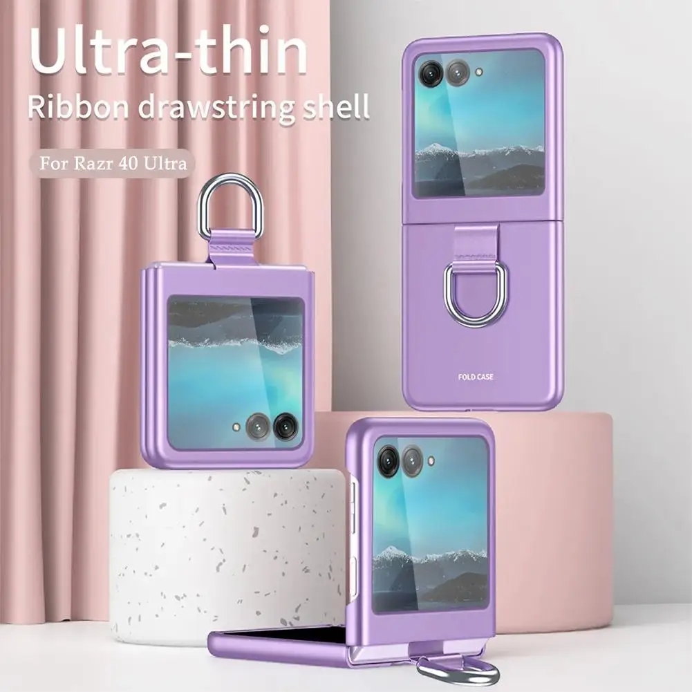

For Motorola Razr 40 Ultra Case Luxury Matte Skin-friendly With Folding Shockproof Anti-Scratch Protection Hard Cover