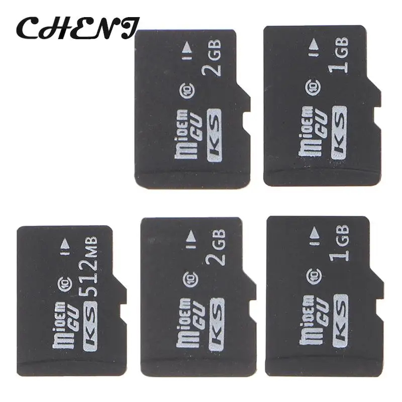 512M 1GB 2GB Professional High Speed Flash Mini Micro SD Card for Mobile Phones Cameras Accessories 1PCS