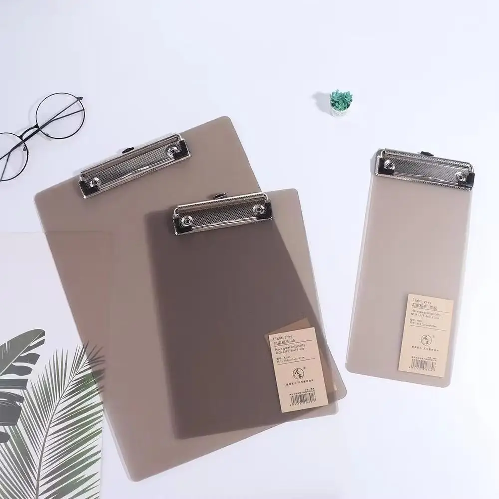 2Pcs Document Folder A6/A5/A4 Clipboard Writing Pad Hanging Cardboard File Folder Board Ticket Bill Holder Notepad Board