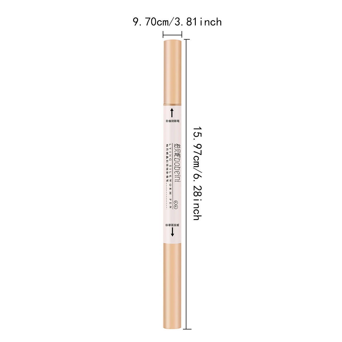Double-headed Lying Silkworm Pen Matte Natural Eyeshadow Highlighter for Lower Eyelid Matte Pearlescent Fine Glitter matte eyeshadow