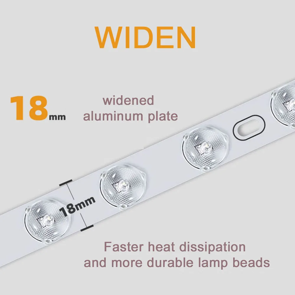 High Brightness LED Ceiling Light Module Source Widening And Full Spectrum 12 60 144W Bed/Living Room Lamp Core Bars Panel Strip