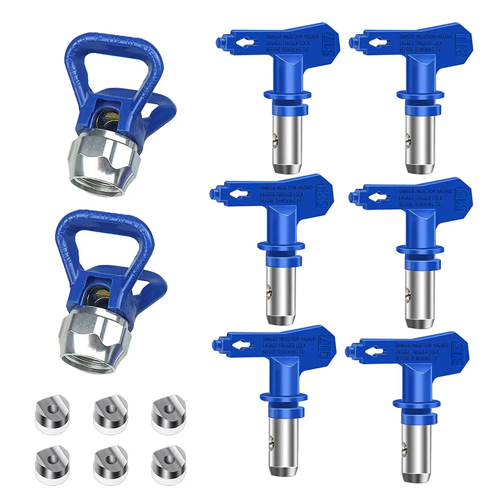 

Airless Paint Nozzles Set Reversible Spray Tips 211-523 Series Airless Paint Sprayer Nozzle Tips Spraying Machine Parts