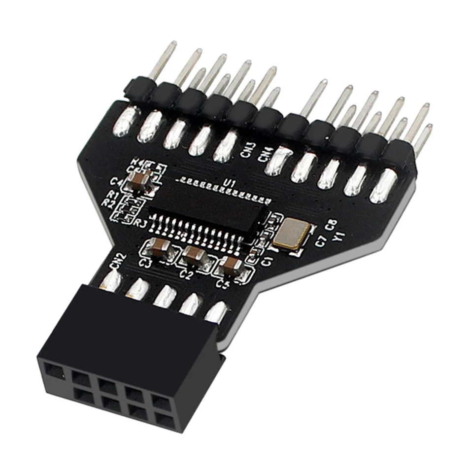 USB 2.0 9 Pin Extension Cable Adapter Hub