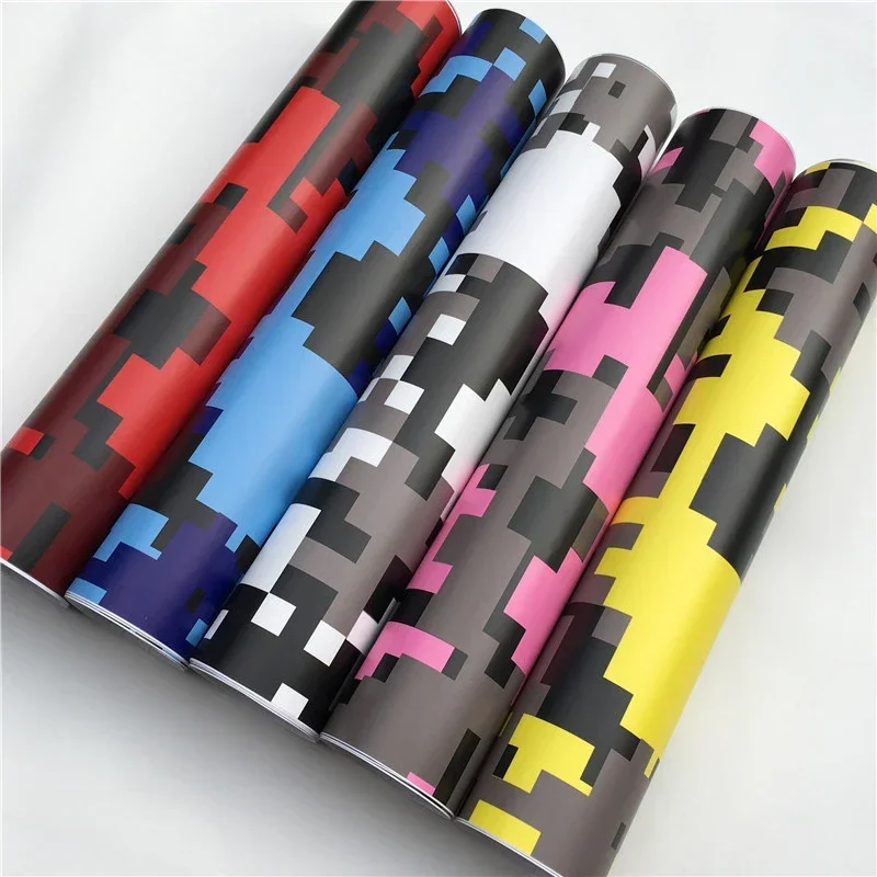 Car Sticker Arctic Snow Camo Vinyl Film Car Wrap Camouflage