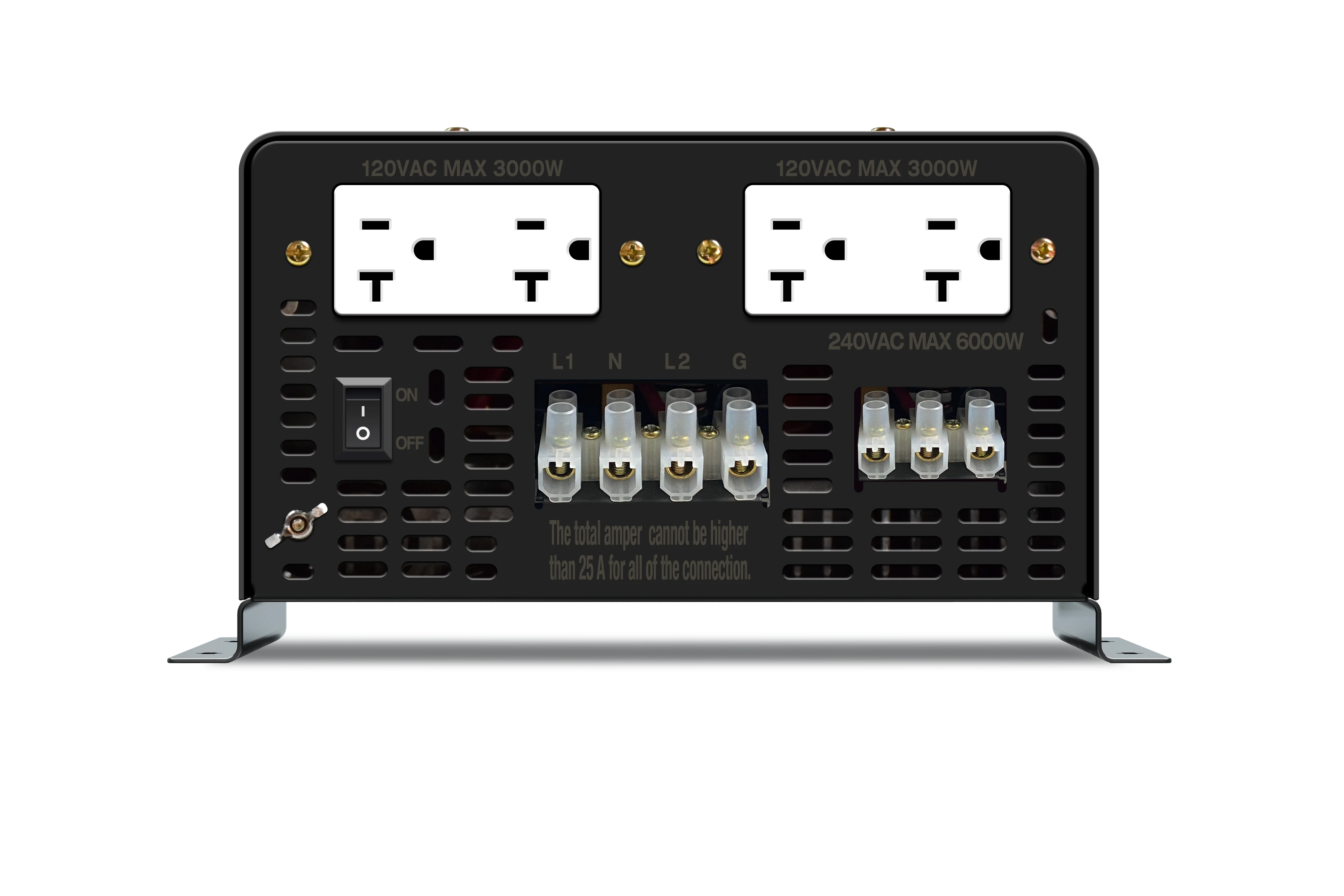 분할상 순수 사인파 인버터 배터리, 태양광 발전기, AC 컨버터, 24V, 36V, 48V, 60V, 96V, DC에서 110 V, 220V,120 V, 240V, 6000W