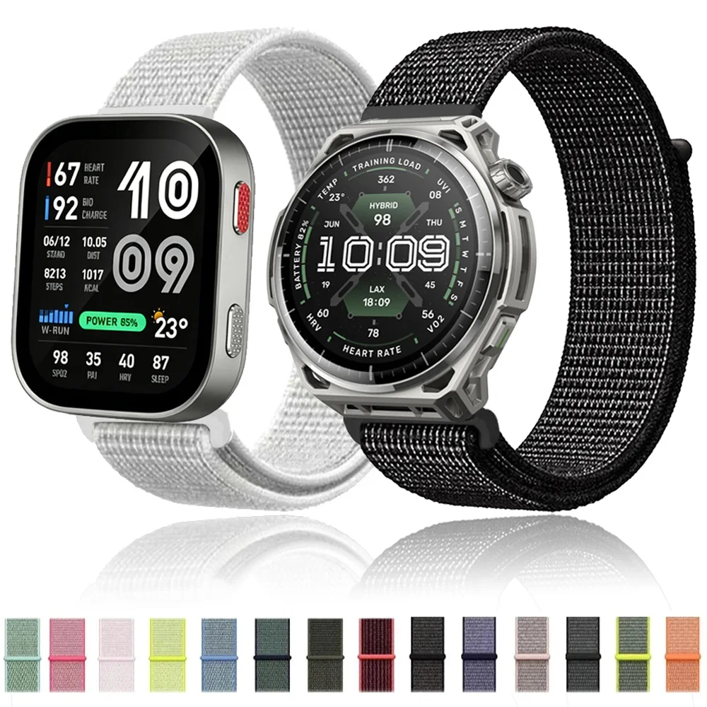 Versatile Nylon Loop Strap – 20mm/22mm, Adjustable Fit