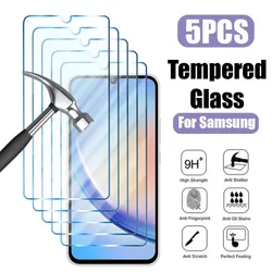 5 - Pack Premium Tempered Glass Screen Protector - 5PCS Tempered Glass (For A70)