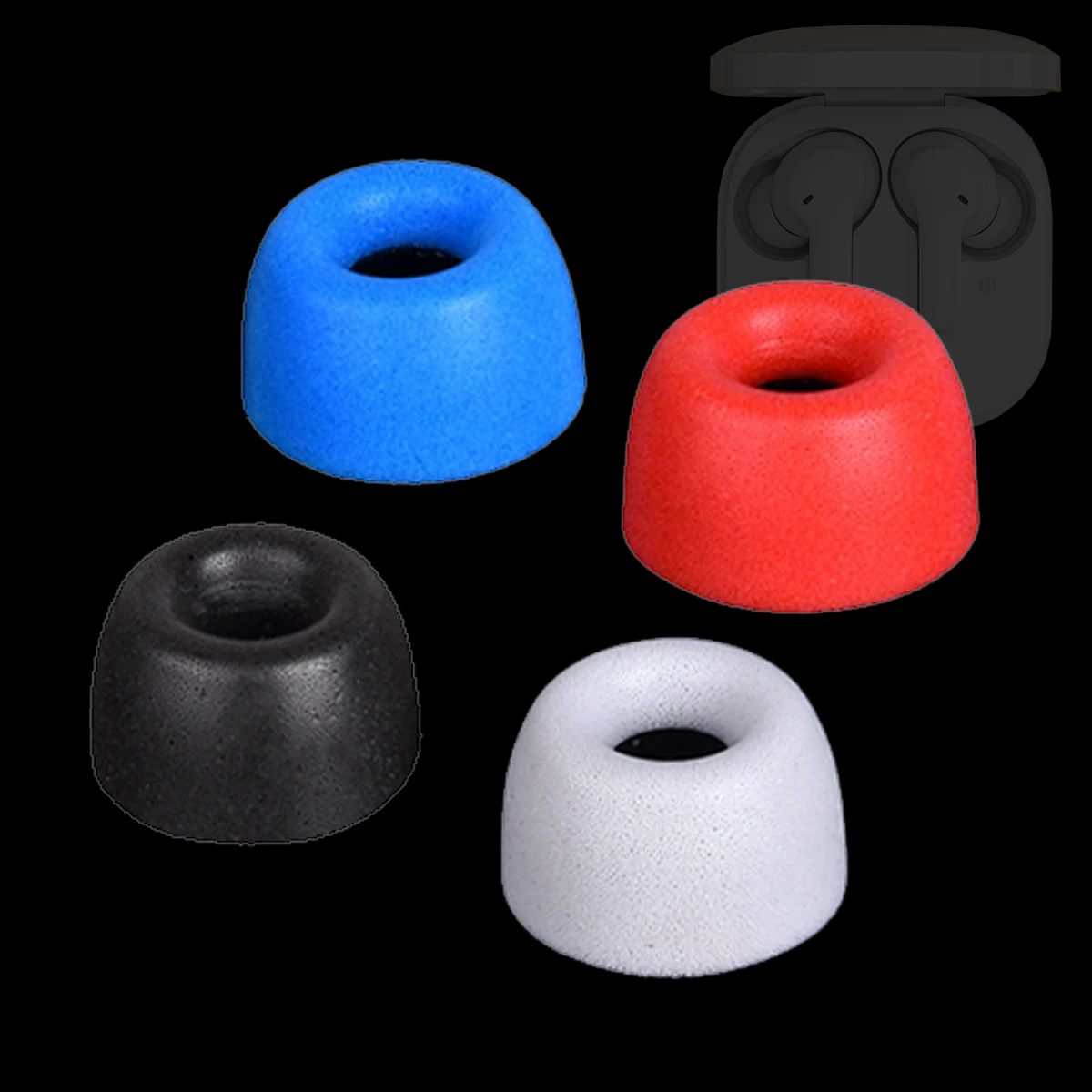 6Pcs Memory Form Ear Tips Per Qcy T13 Auricolari Suggerimenti Per Huawei Flypods3 Auricolari Per Xiaomi Air 2 Pro Tws Cuffia Per L'Orecchio Con Riduzi