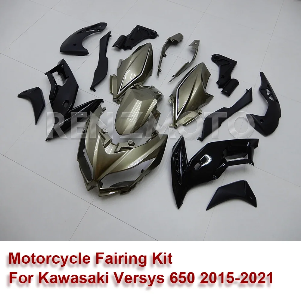 

For Kawasaki Versys 650 2015-2021 Motorcycle Set Body Kit Decoration Plastic Guard Plate Accessories Shell Injection 0615-104A