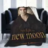 The Twilight Saga Blankets Flannel Summer Edward Multi-function Super Soft Throw Blankets for Bed Travel Rug Piece 4