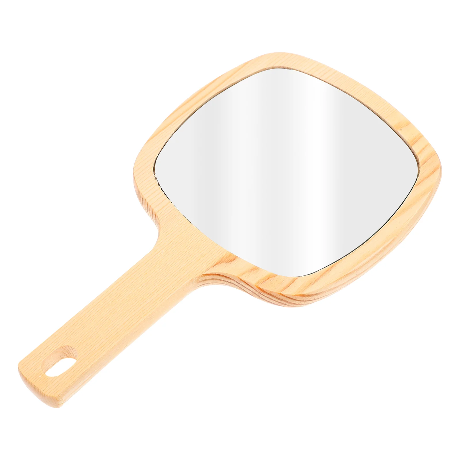 Single Sided Wooden Vanity Mirror Woman Mirrors Women Handheld for Dresser Makeup Accessories optical front surface mirrors diy projector accessories high reflectivity first surface mirror reflector thickness 1 1mm 2mm 3mm