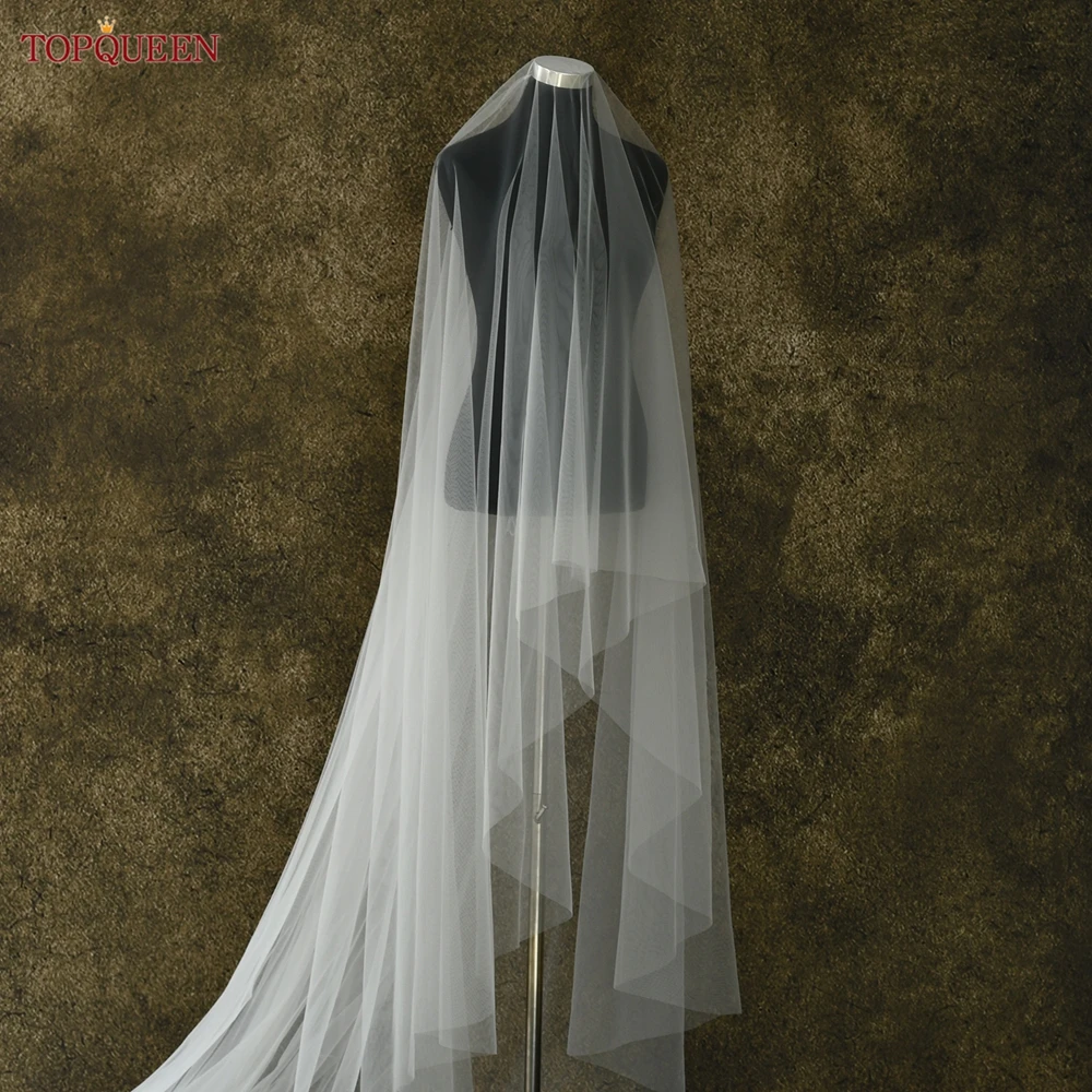 Bridal Veil 3m Long Double Layer Customizable