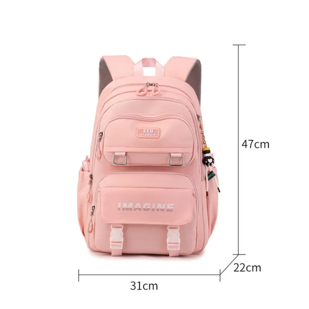 Elementary School Children's Schoolbag Boys Girls Lightweight Shoulder Bag Casual Youth Large Capacity Travel Hiking Backpacks