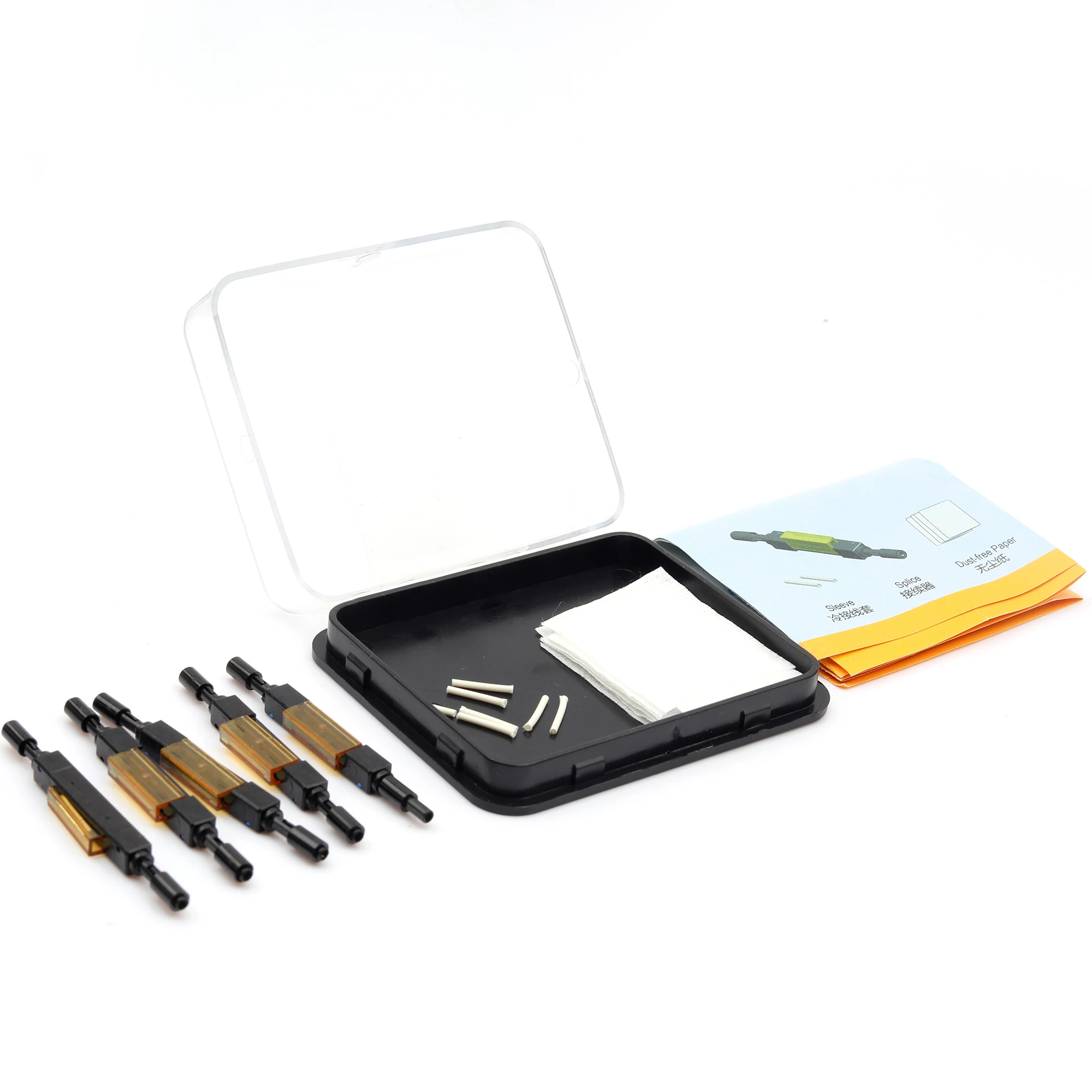 L925B Cavo Di Derivazione In Fibra Ottica Nudo Giuntura Adattatore Connettore Di Aggancio Secondario Meccanico 5 Pezzi