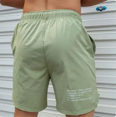 2024 New Men Gym Fitness Loose Shorts Bodybuilding Joggers Summer Quick-dry Cool Short Pants Male Casual Beach Brand Sweatpants 2