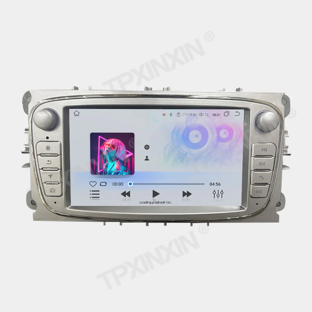 

Автомагнитола 7 дюймов на Android для Ford Focus 2009, DVD, мультимедийный видеоплеер, стерео, GPS-навигация, Carplay, DSP, 4G, WIF, автозапчасти