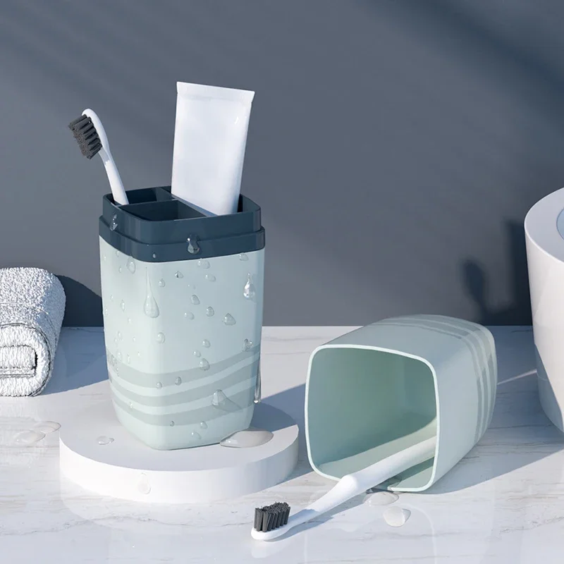 Cup Toothbrush Cup Household Set Tooth Cylinder Toothbrush Toothpaste Storage Box Portable Wash Mouthwash toothbrush holder toothbrush storage box