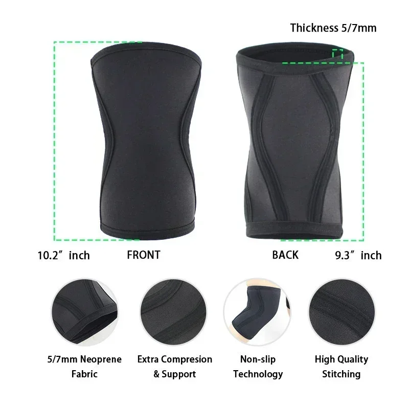 7mm Squat Knee Sleeves 3