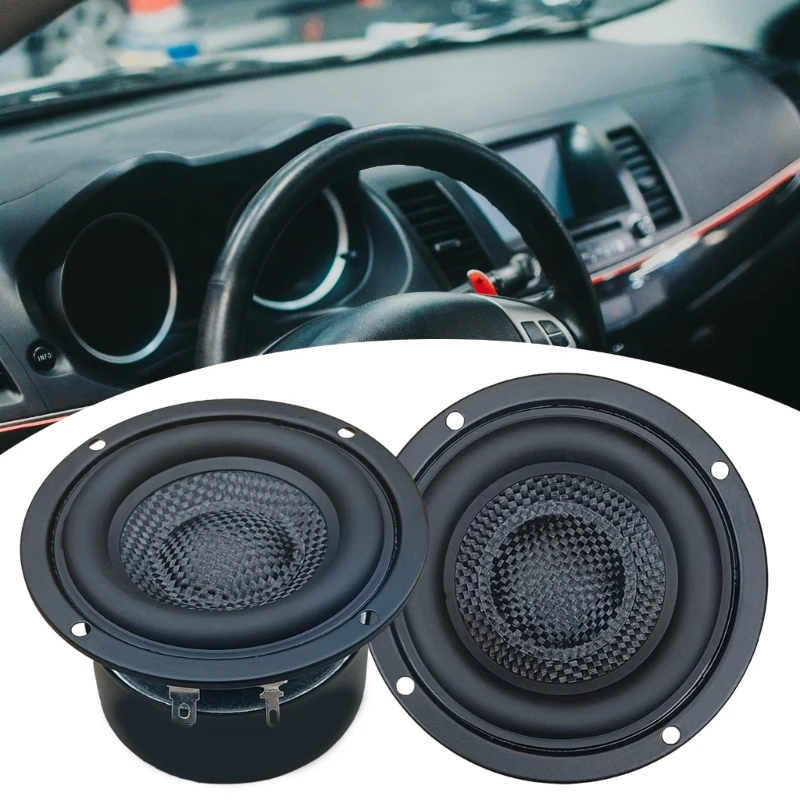Enhances Bass 3inch Woofers Subwoofer Hifi Speakers , HiFi Sound, Fiberglasses Constructions, 4Ohm, 25W Rating