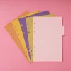 5 pcs/set Binder Index Dividers A5/ Personal size Notebook Inner Pages Separator Diary Planner Paper Category Pages Stationery 5