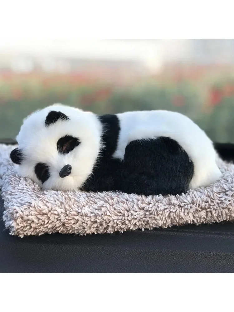 팬더 장식 자동차 인테리어 장식 봉제 팬더, 멋진 자동차 대시 보드 장식, 자동차 액세서리, 인테리어 액세서리